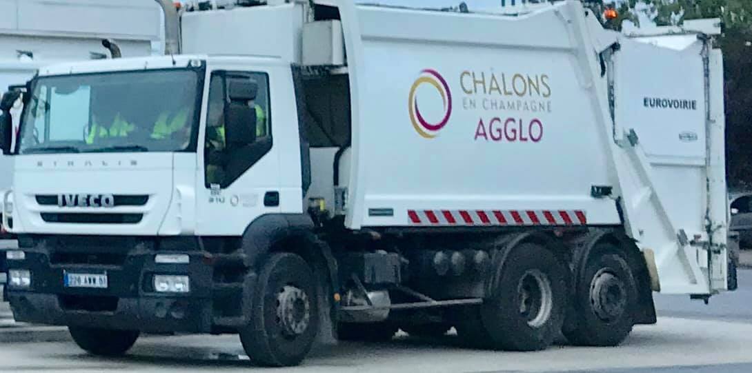 Camion déchet chalons agglo