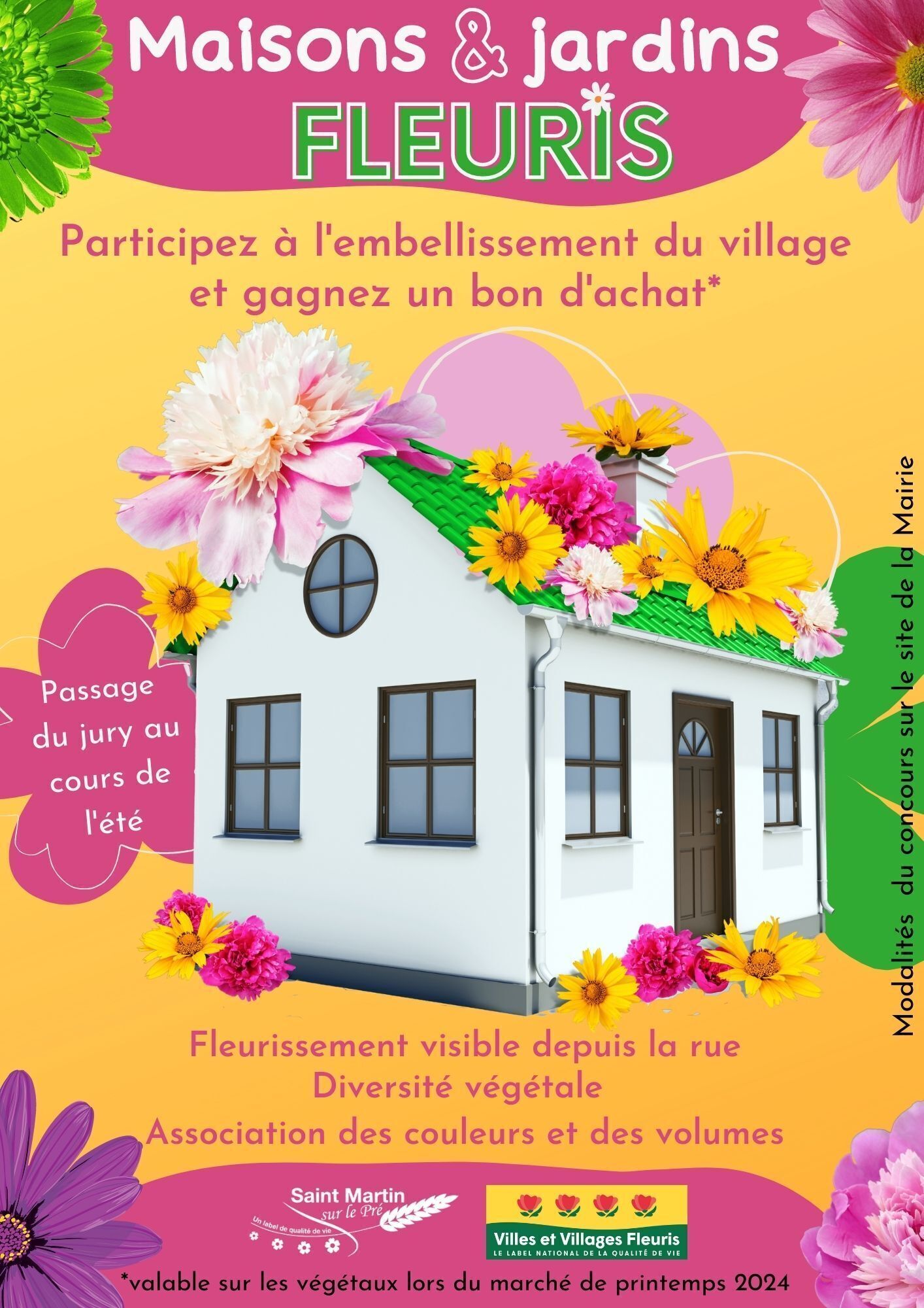 Concours maisons et jardins fleuris