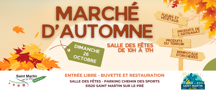 Marché automne 2025