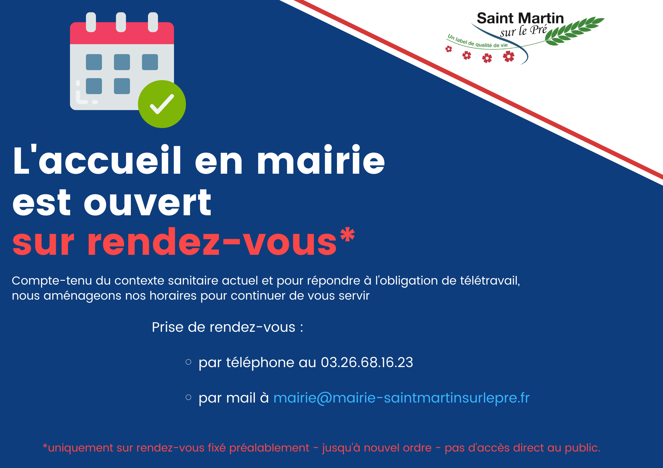 RDV EN MAIRIE MARS 2021