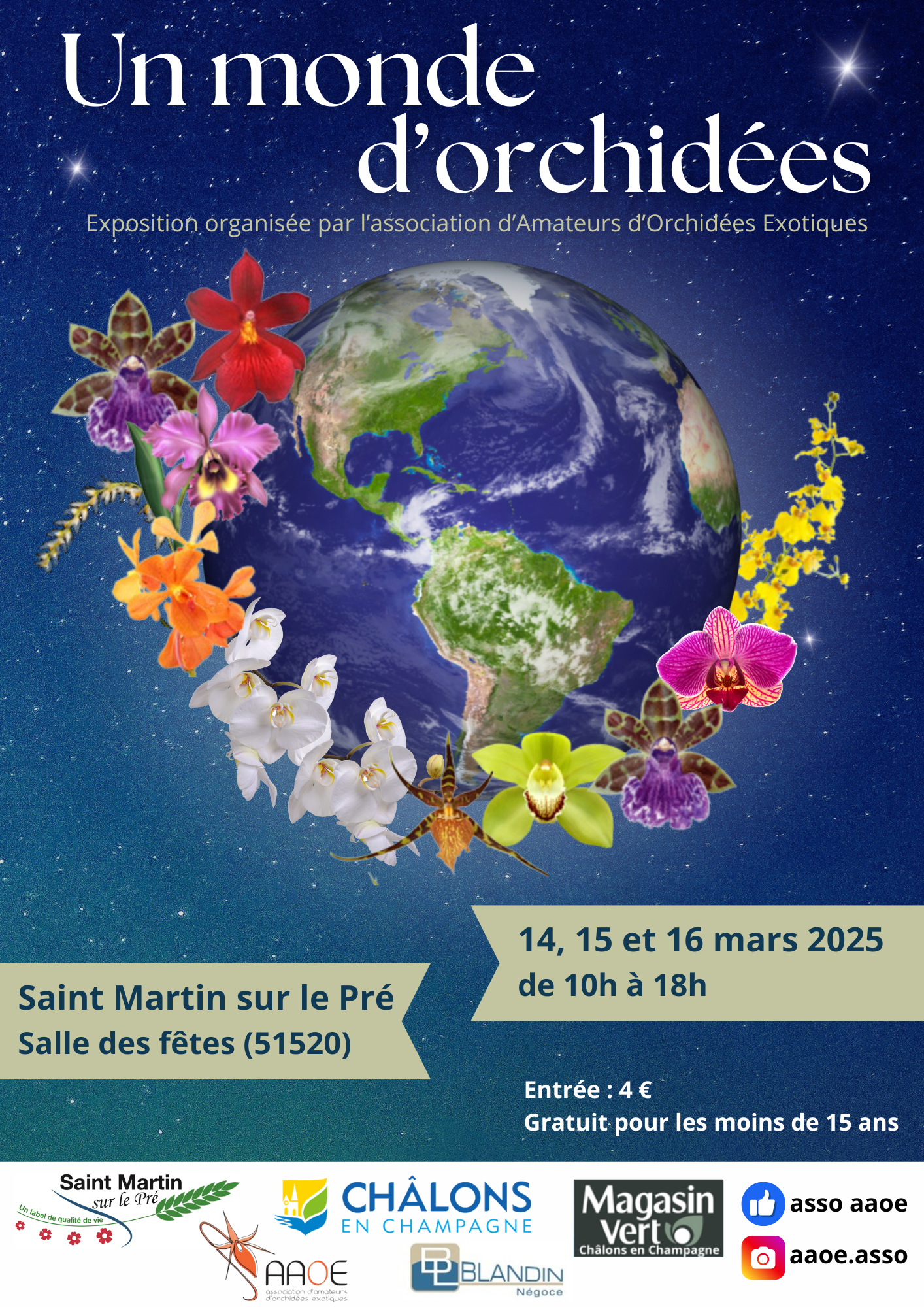 Un monde d'orchidées